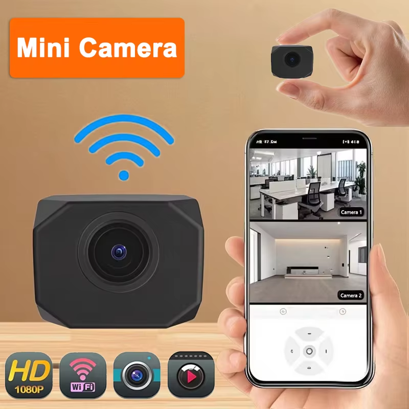 Home Security With Camera - Telecamera di sicurezza WiFi 4K HD