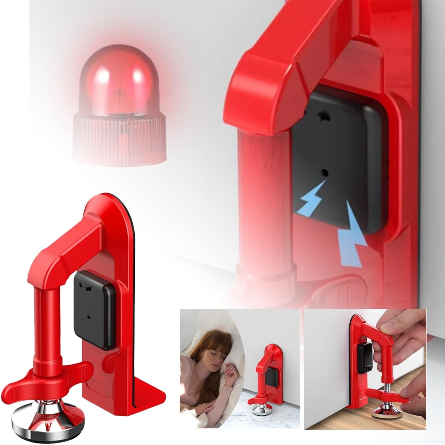 Door Wedge Alarm - Serratura per porta con allarme alimentato