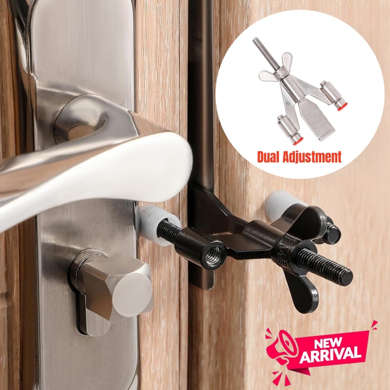Door Wedge Alarm - Serratura per porta portatile in acciaio