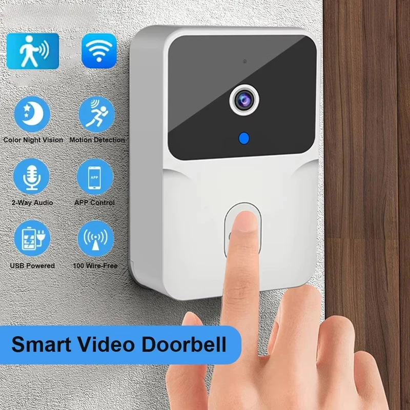 Home Security Video Systems - Campanello Video WiFi Smart per Casa,
