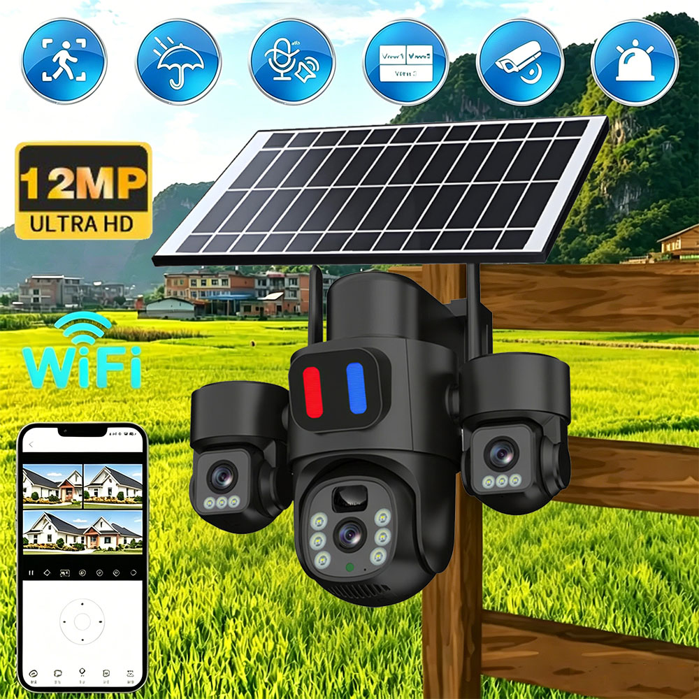 Home Security And Cctv - Telecamera PTZ WiFi Solare da Esterno