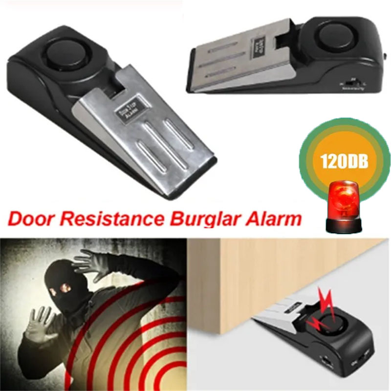 Door Wedge Alarm - 120db Wireless Door Stop Stopper blocco