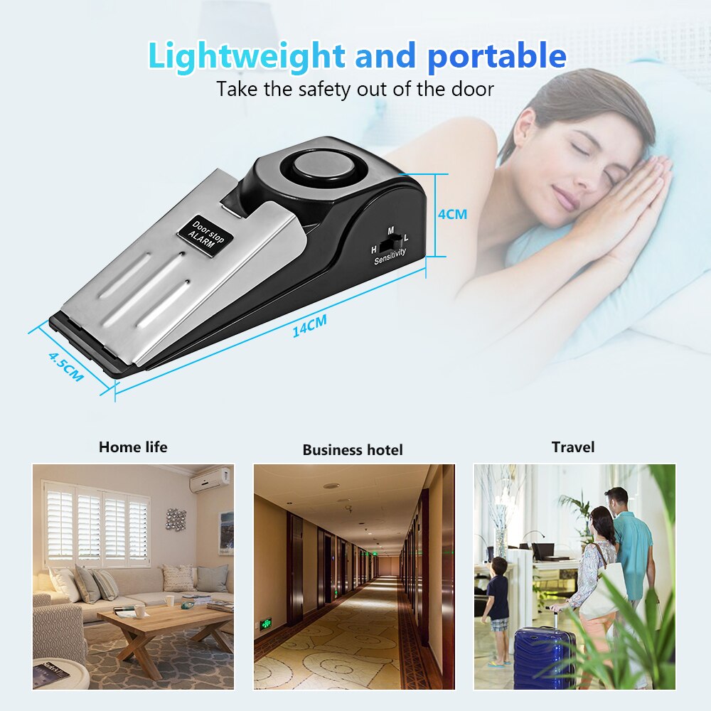 Sistema di allarme di arresto  - Door Wedge Alarm recensione e prezzo
