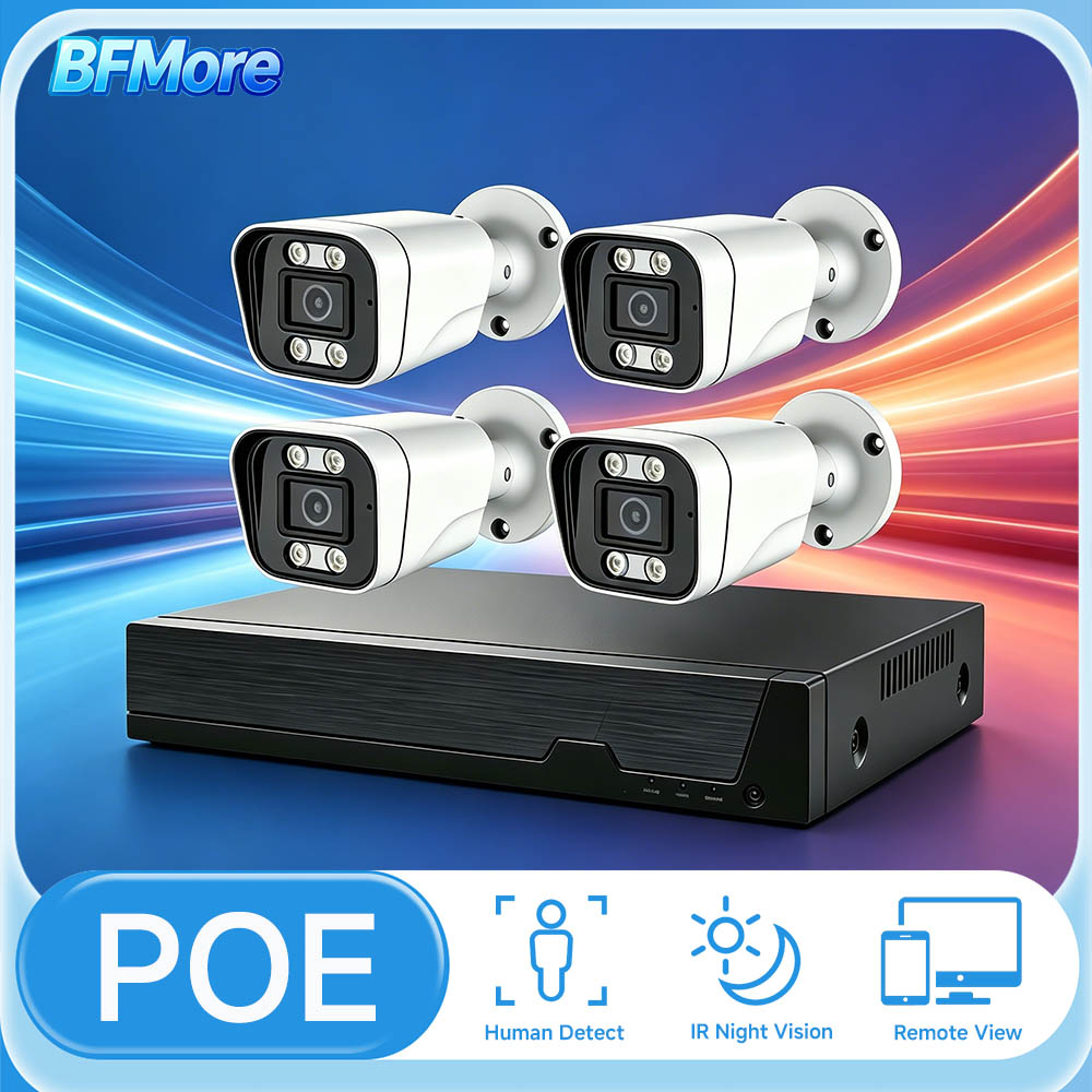 BFMore Kit NVR POE 8CH 8MP 4K  - Home Security Video Systems recensione e prezzo