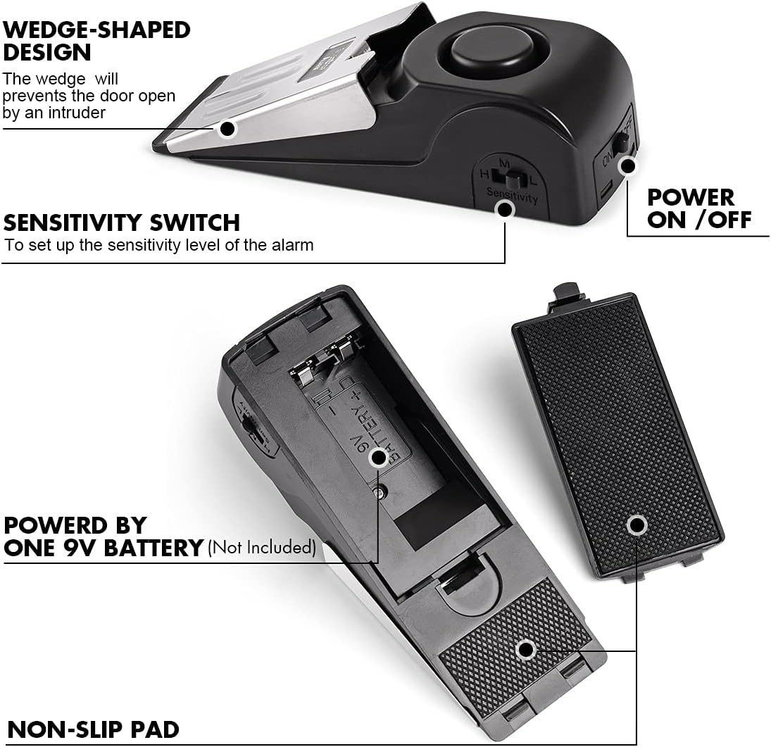 Allarme fermaporta, fermaporta - Door Wedge Alarm recensione e prezzo