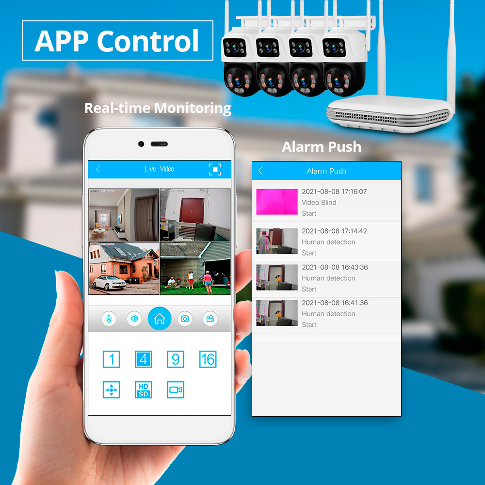 KERUI Impermeabile 6MP HD Wire - Home Security And Cctv recensione e prezzo
