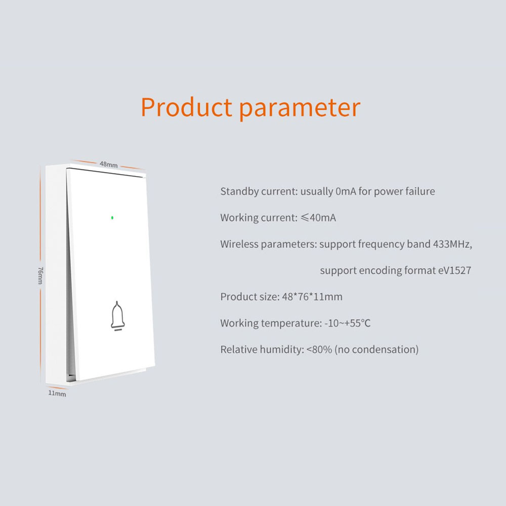 Staniot B100 campanello senza  - Home Security Video Systems recensione e prezzo