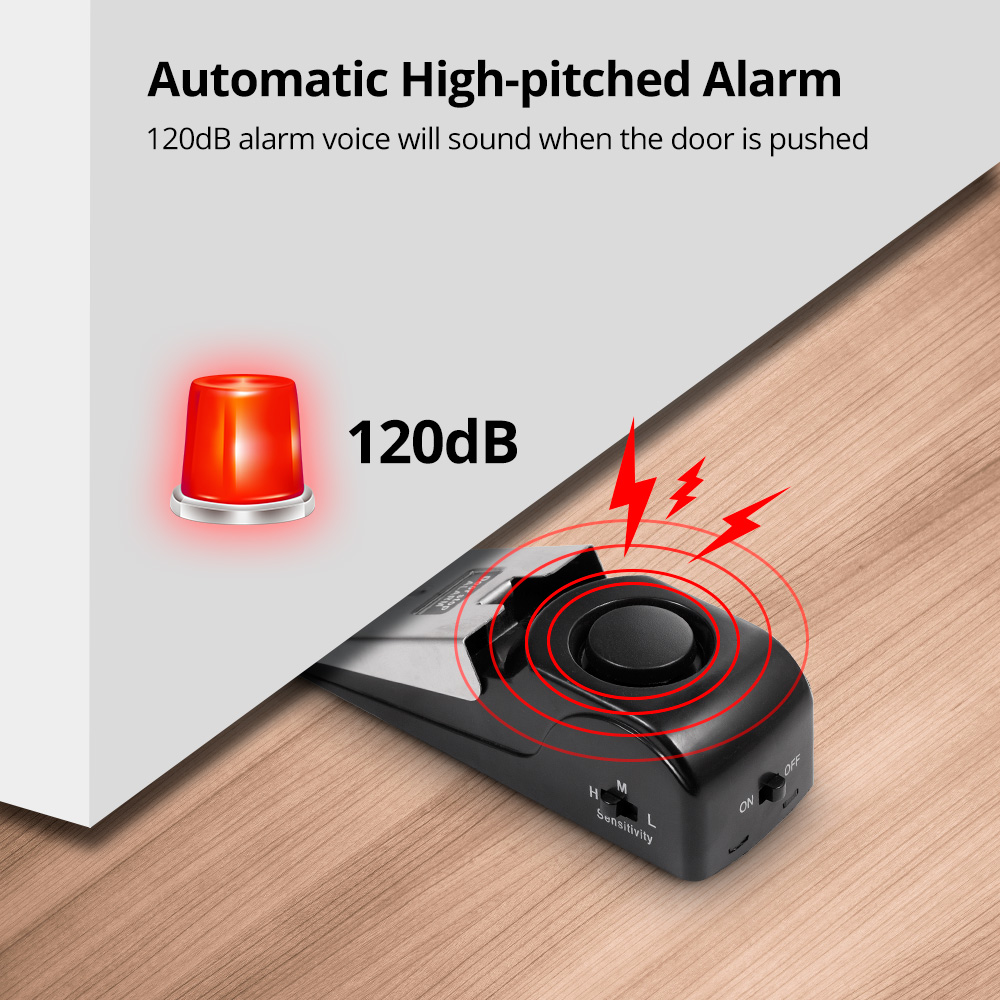 Allarme Antifurto Wireless per - Door Wedge Alarm recensione e prezzo