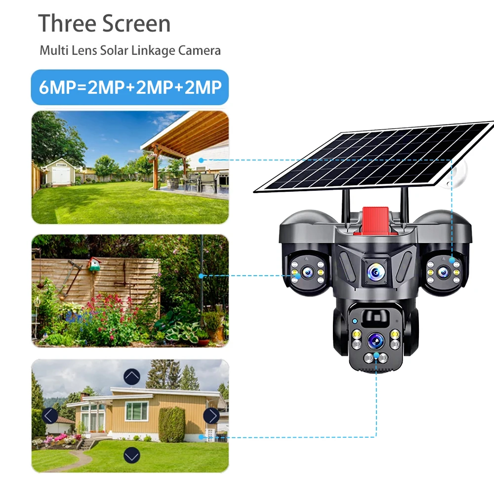 KERUI PTZ Esterno 6MP 4G SIM W - Home Security And Cctv recensione e prezzo